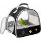 Interfashioner® Small Bird Carrier Portable Bird Cage for Parrots Parakeets Budgies Cockatiels with Soft Mat and Wooden Perch (Black) Interfashioner® Small Bird Carrier Portable Bird Cage for Parrots Parakeets Budgies Cockatiels with Soft Mat and Wooden Perch (Black)