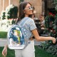 PETCUTE Multifunctional Backpack for Birds with Wooden Stick, Lightweight Carrier Bird Transport Bag, Parrots Travel Backpack with Stainless Steel Tray and Stand, Bird Transport Box - Blue PETCUTE Multifunctional Backpack for Birds with Wooden Stick, Lightweight Carrier Bird Transport Bag, Parrots Travel Backpack with Stainless Steel Tray and Stand, Bird Transport Box - Blue