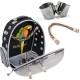 PETCUTE Multifunctional Backpack for Birds with Wooden Stick, Lightweight Carrier Bird Transport Bag, Parrots Travel Backpack with Stainless Steel Tray and Stand, Bird Transport Box - Blue PETCUTE Multifunctional Backpack for Birds with Wooden Stick, Lightweight Carrier Bird Transport Bag, Parrots Travel Backpack with Stainless Steel Tray and Stand, Bird Transport Box - Blue