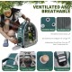 PETCUTE Multifunctional Backpack for Birds with Wooden Stick, Lightweight Carrier Bird Transport Bag, Parrots Travel Backpack with Stainless Steel Tray and Stand, Bird Transport Box - Blue PETCUTE Multifunctional Backpack for Birds with Wooden Stick, Lightweight Carrier Bird Transport Bag, Parrots Travel Backpack with Stainless Steel Tray and Stand, Bird Transport Box - Blue