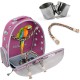 PETCUTE Multifunctional Backpack for Birds with Wooden Stick, Lightweight Carrier Bird Transport Bag, Parrots Travel Backpack with Stainless Steel Tray and Stand, Bird Transport Box - Blue PETCUTE Multifunctional Backpack for Birds with Wooden Stick, Lightweight Carrier Bird Transport Bag, Parrots Travel Backpack with Stainless Steel Tray and Stand, Bird Transport Box - Blue