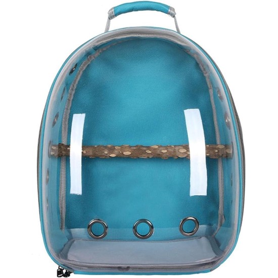 Pet Parrot Bird Carrier Rucksack, Bubble Bird Travel Tragbarer, Atmungsaktiver Rucksack mit Stehbarsch-Futternapf Pet Parrot Space Capsule Transparenter Rucksack (Hellblau) Pet Parrot Bird Carrier Rucksack, Bubble Bird Travel Tragbarer, Atmungsaktiver Rucksack mit Stehbarsch-Futternapf Pet Parrot Space Capsule Transparenter Rucksack (Hellblau)