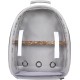 Pet Parrot Bird Carrier Rucksack, Bubble Bird Travel Tragbarer, Atmungsaktiver Rucksack mit Stehbarsch-Futternapf Pet Parrot Space Capsule Transparenter Rucksack (grau) Pet Parrot Bird Carrier Rucksack, Bubble Bird Travel Tragbarer, Atmungsaktiver Rucksack mit Stehbarsch-Futternapf Pet Parrot Space Capsule Transparenter Rucksack (grau)