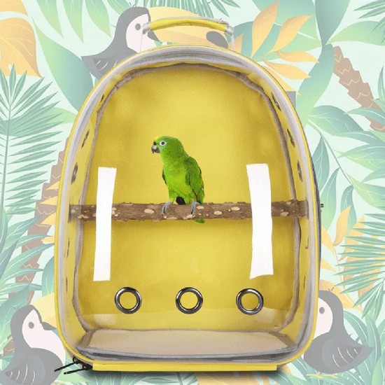 Pet Parrot Bird Carrier Rucksack, Bubble Bird Travel Tragbarer, Atmungsaktiver Rucksack mit Stehbarsch-Futternapf Pet Parrot Space Capsule Transparenter Rucksack (grau) Pet Parrot Bird Carrier Rucksack, Bubble Bird Travel Tragbarer, Atmungsaktiver Rucksack mit Stehbarsch-Futternapf Pet Parrot Space Capsule Transparenter Rucksack (grau)