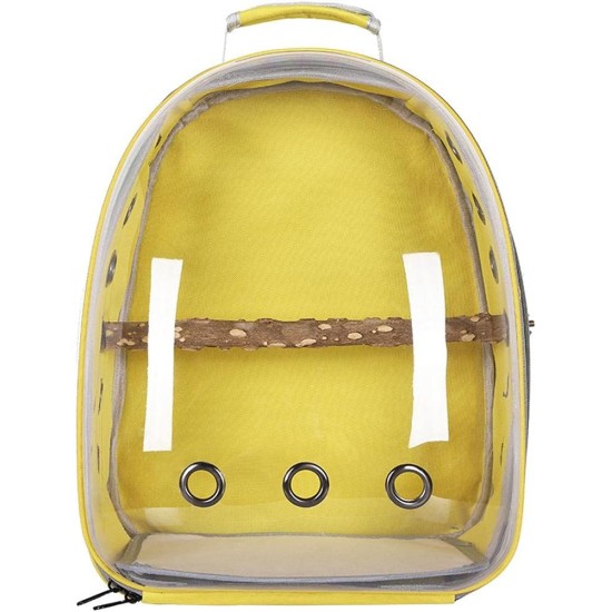 Pet Parrot Carrier Bird Travel Bag Backpack Space Capsule Transparent Backpack Breathable Parrot for Hiking (Red) Pet Parrot Carrier Bird Travel Bag Backpack Space Capsule Transparent Backpack Breathable Parrot for Hiking (Red)