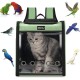 SOLAPOLLO Breathable Parrot Bag Budgie Outdoor Backpack Lightweight and Portable Waterproof Bird Travel Backpack Wide View and Shade Cat Backpack for Hiking Green SOLAPOLLO Breathable Parrot Bag Budgie Outdoor Backpack Lightweight and Portable Waterproof Bird Travel Backpack Wide View and Shade Cat Backpack for Hiking Green