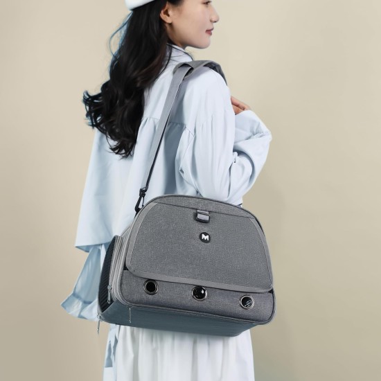 SOLAPOLLO Parrot Carrier Bag Breathable Hamster Travel Bag Outdoor Rabbit Hedgehog Bird Portable Handbag (Grey) SOLAPOLLO Parrot Carrier Bag Breathable Hamster Travel Bag Outdoor Rabbit Hedgehog Bird Portable Handbag (Grey)