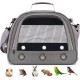 SOLAPOLLO Parrot Carrier Bag Breathable Hamster Travel Bag Outdoor Rabbit Hedgehog Bird Portable Handbag (Grey) SOLAPOLLO Parrot Carrier Bag Breathable Hamster Travel Bag Outdoor Rabbit Hedgehog Bird Portable Handbag (Grey)