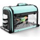SUERTREE Bird Carrier Bag, Bird Travel Cage with Stand, Small Bird Carrier for Parrot, Portable Bird Carrier Travel Bag, Pet Transparent Breathable Travel Cage SUERTREE Bird Carrier Bag, Bird Travel Cage with Stand, Small Bird Carrier for Parrot, Portable Bird Carrier Travel Bag, Pet Transparent Breathable Travel Cage