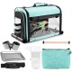 SUERTREE Bird Carrier Bag, Bird Travel Cage with Stand, Small Bird Carrier for Parrot, Portable Bird Carrier Travel Bag, Pet Transparent Breathable Travel Cage SUERTREE Bird Carrier Bag, Bird Travel Cage with Stand, Small Bird Carrier for Parrot, Portable Bird Carrier Travel Bag, Pet Transparent Breathable Travel Cage