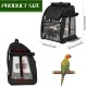 SUERTREE Bird Carrier Bag with Indestructible Stainless Steel Mesh, Bird Travel Cage with Stand, Easy Clean Backpack for Parrot, Portable Bird Travel Bag, Pet Breathable Travel Cage, Pink SUERTREE Bird Carrier Bag with Indestructible Stainless Steel Mesh, Bird Travel Cage with Stand, Easy Clean Backpack for Parrot, Portable Bird Travel Bag, Pet Breathable Travel Cage, Pink