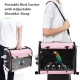 SUERTREE Bird Transport Container, Bird Carry Bag, Bird Travel Cage with Stand, Lightweight Backpack for Parrot, Portable Bird Travel Bag, Pet Transparent Breathable Travel Cage SUERTREE Bird Transport Container, Bird Carry Bag, Bird Travel Cage with Stand, Lightweight Backpack for Parrot, Portable Bird Travel Bag, Pet Transparent Breathable Travel Cage