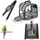 SUERTREE Bird Transport Container, Bird Carry Bag, Bird Travel Cage with Stand, Lightweight Backpack for Parrot, Portable Bird Travel Bag, Pet Transparent Breathable Travel Cage SUERTREE Bird Transport Container, Bird Carry Bag, Bird Travel Cage with Stand, Lightweight Backpack for Parrot, Portable Bird Travel Bag, Pet Transparent Breathable Travel Cage