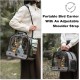 SUERTREE Bird Transport Container, Bird Carry Bag, Bird Travel Cage with Stand, Lightweight Backpack for Parrot, Portable Bird Travel Bag, Pet Transparent Breathable Travel Cage SUERTREE Bird Transport Container, Bird Carry Bag, Bird Travel Cage with Stand, Lightweight Backpack for Parrot, Portable Bird Travel Bag, Pet Transparent Breathable Travel Cage