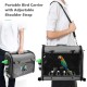 SUERTREE Bird Transport Container, Bird Carry Bag, Bird Travel Cage with Stand, Lightweight Backpack for Parrot, Portable Bird Travel Bag, Pet Transparent Breathable Travel Cage SUERTREE Bird Transport Container, Bird Carry Bag, Bird Travel Cage with Stand, Lightweight Backpack for Parrot, Portable Bird Travel Bag, Pet Transparent Breathable Travel Cage
