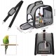 SUERTREE Transport Container for Birds, Bird Transport Box, Bird Cage Budgie, Portable Bird Carrier Travel Bag, Transparent Breathable Travel Cage for Pets SUERTREE Transport Container for Birds, Bird Transport Box, Bird Cage Budgie, Portable Bird Carrier Travel Bag, Transparent Breathable Travel Cage for Pets