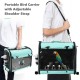 SUERTREE Transport Container for Birds, Bird Transport Box, Bird Cage Budgie, Portable Bird Carrier Travel Bag, Transparent Breathable Travel Cage for Pets SUERTREE Transport Container for Birds, Bird Transport Box, Bird Cage Budgie, Portable Bird Carrier Travel Bag, Transparent Breathable Travel Cage for Pets