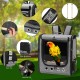 SUERTREE Transport Container for Birds, Bird Transport Box, Bird Cage Budgie, Portable Bird Carrier Travel Bag, Transparent Breathable Travel Cage for Pets SUERTREE Transport Container for Birds, Bird Transport Box, Bird Cage Budgie, Portable Bird Carrier Travel Bag, Transparent Breathable Travel Cage for Pets
