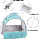 Small Bird Carrier Carrier Portable Bird Cage for Parrots Parakeets Budgies Reptile with Soft Mat and Wooden Stand (Green) Small Bird Carrier Carrier Portable Bird Cage for Parrots Parakeets Budgies Reptile with Soft Mat and Wooden Stand (Green)