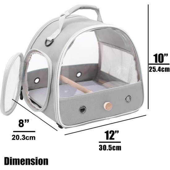 Small Bird Carrier Carrier Portable Bird Cage for Parrots Parakeets Budgies Reptile with Soft Mat and Wooden Stand (Green) Small Bird Carrier Carrier Portable Bird Cage for Parrots Parakeets Budgies Reptile with Soft Mat and Wooden Stand (Green)