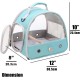 Small Bird Carrier Carrier Portable Bird Cage for Parrots Parakeets Budgies Reptile with Soft Mat and Wooden Stand (Green) Small Bird Carrier Carrier Portable Bird Cage for Parrots Parakeets Budgies Reptile with Soft Mat and Wooden Stand (Green)