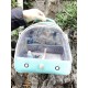 Small Bird Carrier Carrier Portable Bird Cage for Parrots Parakeets Budgies Reptile with Soft Mat and Wooden Stand (Green) Small Bird Carrier Carrier Portable Bird Cage for Parrots Parakeets Budgies Reptile with Soft Mat and Wooden Stand (Green)