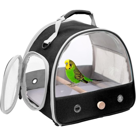 Small Bird Carrier Carrier Portable Bird Cage for Parrots Parakeets Budgies Reptile with Soft Mat and Wooden Stand (Green) Small Bird Carrier Carrier Portable Bird Cage for Parrots Parakeets Budgies Reptile with Soft Mat and Wooden Stand (Green)