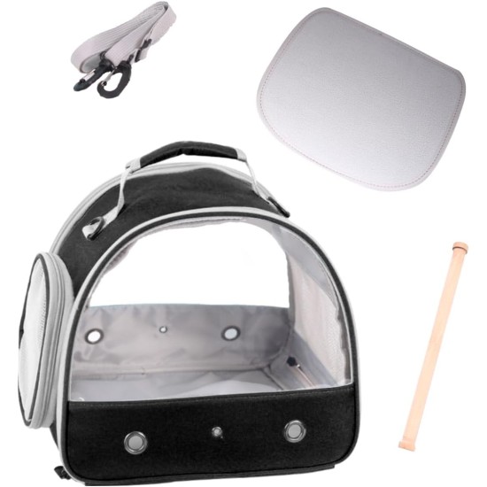 Small Bird Carrier Carrier Portable Bird Cage for Parrots Parakeets Budgies Reptile with Soft Mat and Wooden Stand (Green) Small Bird Carrier Carrier Portable Bird Cage for Parrots Parakeets Budgies Reptile with Soft Mat and Wooden Stand (Green)