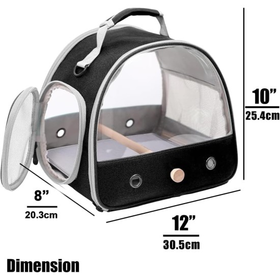 Small Bird Carrier Carrier Portable Bird Cage for Parrots Parakeets Budgies Reptile with Soft Mat and Wooden Stand (Green) Small Bird Carrier Carrier Portable Bird Cage for Parrots Parakeets Budgies Reptile with Soft Mat and Wooden Stand (Green)