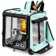 Suertree Bird Carrier with Seat Belt for Car Travel Bird Backpack Carrier with Indestructible Stainless Steel Mesh Large Bird Carrier Travel Cage Green Suertree Bird Carrier with Seat Belt for Car Travel Bird Backpack Carrier with Indestructible Stainless Steel Mesh Large Bird Carrier Travel Cage Green