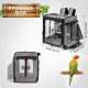 Suertree Bird Carrier with Seat Belt for Car Travel Bird Backpack Carrier with Indestructible Stainless Steel Mesh Large Bird Carrier Travel Cage Green Suertree Bird Carrier with Seat Belt for Car Travel Bird Backpack Carrier with Indestructible Stainless Steel Mesh Large Bird Carrier Travel Cage Green