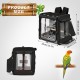 Suertree Bird Carrier with Seat Belt for Car Travel Bird Backpack Carrier with Indestructible Stainless Steel Mesh Large Bird Carrier Travel Cage Green Suertree Bird Carrier with Seat Belt for Car Travel Bird Backpack Carrier with Indestructible Stainless Steel Mesh Large Bird Carrier Travel Cage Green