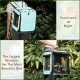 Suertree Bird Carrier with Seat Belt for Car Travel Bird Backpack Carrier with Indestructible Stainless Steel Mesh Large Bird Carrier Travel Cage Green Suertree Bird Carrier with Seat Belt for Car Travel Bird Backpack Carrier with Indestructible Stainless Steel Mesh Large Bird Carrier Travel Cage Green