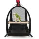Transport container for birds: transport bag, lightweight, transparent, breathable, safe, bird carrier, transport cage Transport container for birds: transport bag, lightweight, transparent, breathable, safe, bird carrier, transport cage