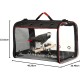 Transport container for birds: transport bag, lightweight, transparent, breathable, safe, bird carrier, transport cage Transport container for birds: transport bag, lightweight, transparent, breathable, safe, bird carrier, transport cage