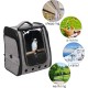 X-ZONE PET Bird Travel Bag Portable Pet Bird Parrot Backpack Transparent Breathable Travel Bag Lightweight Bird Bag with Stainless Steel Bowl X-ZONE PET Bird Travel Bag Portable Pet Bird Parrot Backpack Transparent Breathable Travel Bag Lightweight Bird Bag with Stainless Steel Bowl