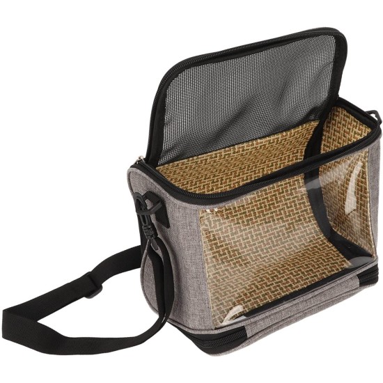 Zerodis Bird Carrier Bag Bird Travel Cage with Shoulder Strap Bird Carry Bag Transparent Small Bird Cage Portable Lightweight Breathable Parakeet Travel Cage for Cockatiels (Grey) Zerodis Bird Carrier Bag Bird Travel Cage with Shoulder Strap Bird Carry Bag Transparent Small Bird Cage Portable Lightweight Breathable Parakeet Travel Cage for Cockatiels (Grey)