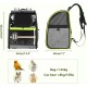 pecute Backpack for Birds with Wooden Stick, Lightweight Carrier Bird Transport Bag, Waterproof Parrots Travel Backpack with Stainless Steel Tray and Stand, Transport Box Bird, 34 x 28 x 43 cm pecute Backpack for Birds with Wooden Stick, Lightweight Carrier Bird Transport Bag, Waterproof Parrots Travel Backpack with Stainless Steel Tray and Stand, Transport Box Bird, 34 x 28 x 43 cm