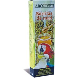 Arquivet Honey Sticks for Parrots and Cotorras 150 g - 200 g Arquivet Honey Sticks for Parrots and Cotorras 150 g - 200 g