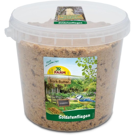 JR Farm Bark Butter Soldier Flies 2 kg for Wild Birds in the Garden or on the Balcony JR Farm Bark Butter Soldier Flies 2 kg for Wild Birds in the Garden or on the Balcony