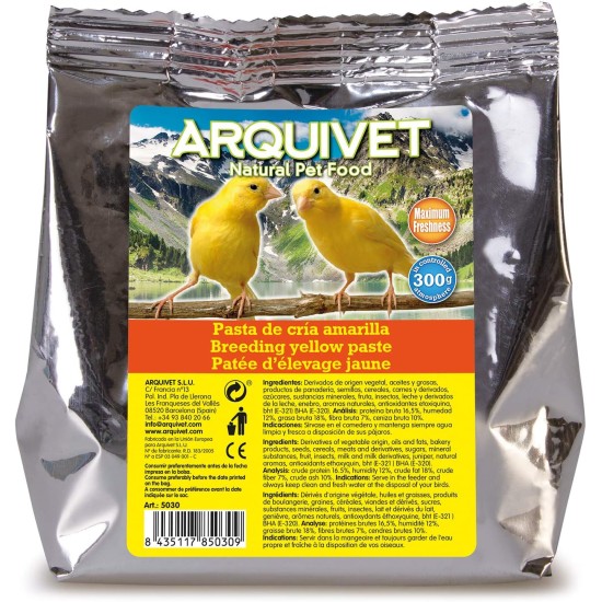 Yellow Breeding Paste and Care for Birds, Yellow, 5 kg (Pack of 1) Yellow Breeding Paste and Care for Birds, Yellow, 5 kg (Pack of 1)