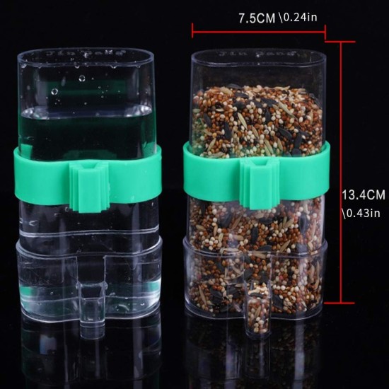 2 Pieces Birds Automatic Water Dispenser, Bird Water Dispenser for Bird Feeder Birds Automatic Feeding Bowl Bird Water Dispenser for Birds Budgies, Cockatiels Parrots 2 Pieces Birds Automatic Water Dispenser, Bird Water Dispenser for Bird Feeder Birds Automatic Feeding Bowl Bird Water Dispenser for Birds Budgies, Cockatiels Parrots