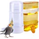 2 Pieces Birds Water Dispenser Plastic Birds Automatic Water Dispenser Bird Water Dispenser for Small and Medium Birds such as Parrots, Couple Birds, Pigeons and Starlings 220 ml/415 ml 2 Pieces Birds Water Dispenser Plastic Birds Automatic Water Dispenser Bird Water Dispenser for Small and Medium Birds such as Parrots, Couple Birds, Pigeons and Starlings 220 ml/415 ml
