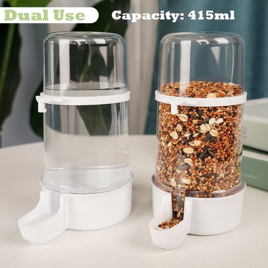 2 Pieces Birds Water Dispenser Plastic Birds Automatic Water Dispenser Bird Water Dispenser for Small and Medium Birds such as Parrots, Couple Birds, Pigeons and Starlings 220 ml/415 ml 2 Pieces Birds Water Dispenser Plastic Birds Automatic Water Dispenser Bird Water Dispenser for Small and Medium Birds such as Parrots, Couple Birds, Pigeons and Starlings 220 ml/415 ml