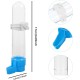 2 Stück Hängende Vogelwasserflasche, Automatischer Vogelwasserspender, Futterspender Vogel Wasserspender, Hängende Vogeltränke, Vogelkäfig-Wasserspender, für Papageien, Wellensittiche 2 Stück Hängende Vogelwasserflasche, Automatischer Vogelwasserspender, Futterspender Vogel Wasserspender, Hängende Vogeltränke, Vogelkäfig-Wasserspender, für Papageien, Wellensittiche