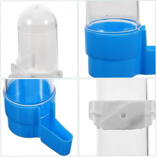 2 Stück Hängende Vogelwasserflasche, Automatischer Vogelwasserspender, Futterspender Vogel Wasserspender, Hängende Vogeltränke, Vogelkäfig-Wasserspender, für Papageien, Wellensittiche 2 Stück Hängende Vogelwasserflasche, Automatischer Vogelwasserspender, Futterspender Vogel Wasserspender, Hängende Vogeltränke, Vogelkäfig-Wasserspender, für Papageien, Wellensittiche