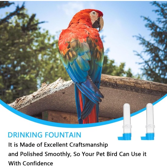 2 Stück Hängende Vogelwasserflasche, Automatischer Vogelwasserspender, Futterspender Vogel Wasserspender, Hängende Vogeltränke, Vogelkäfig-Wasserspender, für Papageien, Wellensittiche 2 Stück Hängende Vogelwasserflasche, Automatischer Vogelwasserspender, Futterspender Vogel Wasserspender, Hängende Vogeltränke, Vogelkäfig-Wasserspender, für Papageien, Wellensittiche