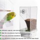 2 x Transparent Bird Feeder, Bird Feeder, Parakeet Cage Feeder, Automatic Bird Feeder for Birds for Budgies, Canaries, Cockatiels, Finches 2 x Transparent Bird Feeder, Bird Feeder, Parakeet Cage Feeder, Automatic Bird Feeder for Birds for Budgies, Canaries, Cockatiels, Finches