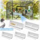 5 Pieces Plastic Bird Bowl Bird Cage, Water Bowl Bird Cage, Bird Cage Bowl for Hanging, Hanging Bird Feeder Bowl, Water Dispenser Bird, for Birds Parrots Bird Cage Accessories 5 Pieces Plastic Bird Bowl Bird Cage, Water Bowl Bird Cage, Bird Cage Bowl for Hanging, Hanging Bird Feeder Bowl, Water Dispenser Bird, for Birds Parrots Bird Cage Accessories