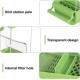 Automatic Bird Feeder, Acrylic Bird Feeder, Transparent Automatic Feeder for Birds, Parakeets, Budgies, Canaries, Cockatiels, Finches Automatic Bird Feeder, Acrylic Bird Feeder, Transparent Automatic Feeder for Birds, Parakeets, Budgies, Canaries, Cockatiels, Finches